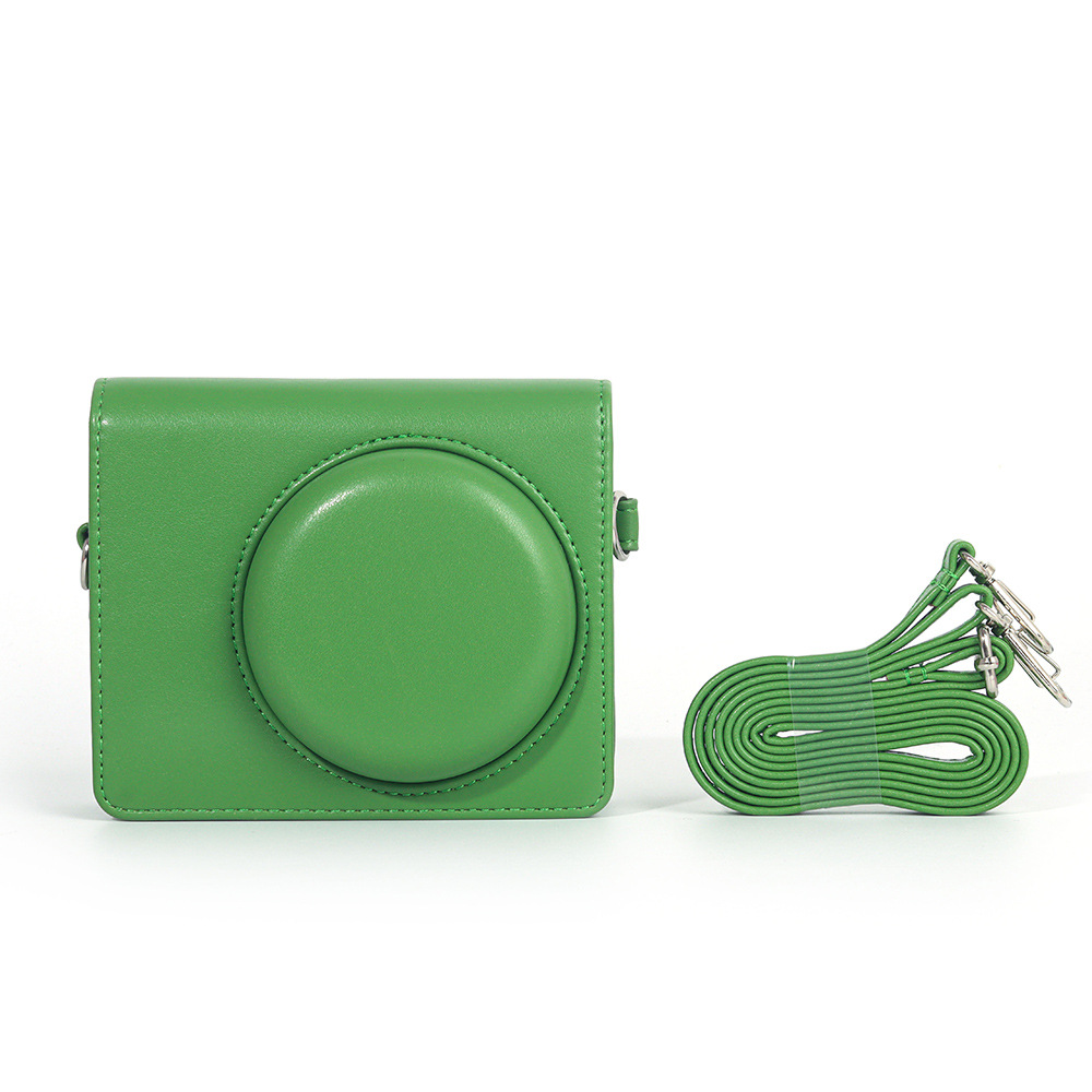Hanyin z5-leather retro camera bag-green