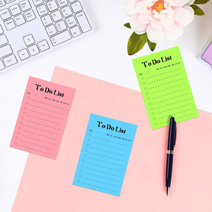 Aceitar uma pequena quantidade de Ordem de mercadorias por atacado Design gratuito personalizável Cor Para Fazer Lista Sticky note