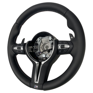 F30 için tam deri spor direksiyon tekerlekler/M3 X1 X2 X3 X4 X5 X6 BMW 2010 2011 2012 2013 2014 2015 2016
