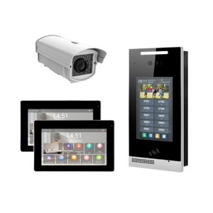 Videoportero inteligente edificios de apartamentos monitor de seguridad con cable reconocimiento facial sistema de intercomunicación inteligente - Product Image 3