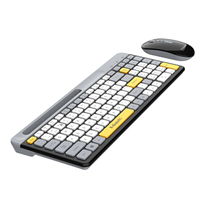 Juego de teclado y ratón de modo dual inalámbrico K100 Factory OEM 2,4G con función de soporte para teléfono móvil - Product Image 5