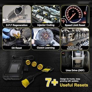 Ra mắt Máy Quét Chẩn Đoán toàn hệ thống xe Tải Hạng Nặng x431 crp129hd với hơn 51 thương hiệu 7 + dịch vụ - Product Image 2