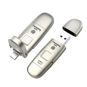 Cifrado de huellas dactilares 128GB 256GB 512GB 1TB Metal Pendrive USB3.2 Tipo C Teléfono OTG Pen Drives Unidad flash USB de estado sólido - Product Image 2