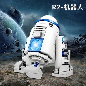 1914B ชิ้นอนุภาคขนาดเล็กที่สร้างสรรค์ R2-D2อิฐม๊อบมิลเลนเนียมฟอลคอนชุดประกอบ DIY ของเล่นสำหรับเด็กของขวัญ - Product Image 3