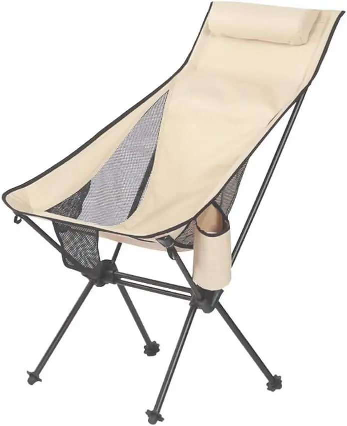 SW Ultralight personalizzato leggero alluminio Oxford Quick Open Fishing Moon Chair sedia pieghevole da campeggio con borsa per il trasporto