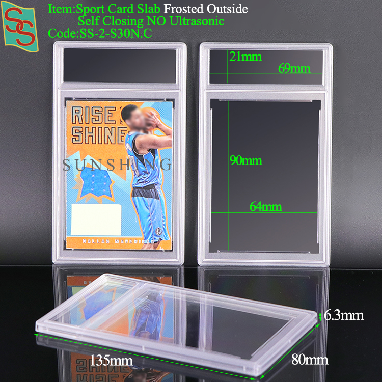 S30 35PT Plaque de protection pour carte de sport, fermeture automatique, extérieur givré