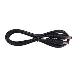 สายไฟแจ็ค Dc 5.5X 2.1มม. สีดำ Dc ชายกับชายเสียบสายไฟ12V DC - Product Image 2