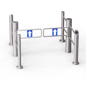 High Security Facial Recognition Swing Turnstile <strong>Access</strong> <strong>Control</strong> <strong>System</strong> Automatic Barrier Gate Brushless Motor for Supermarket - Product Image 1