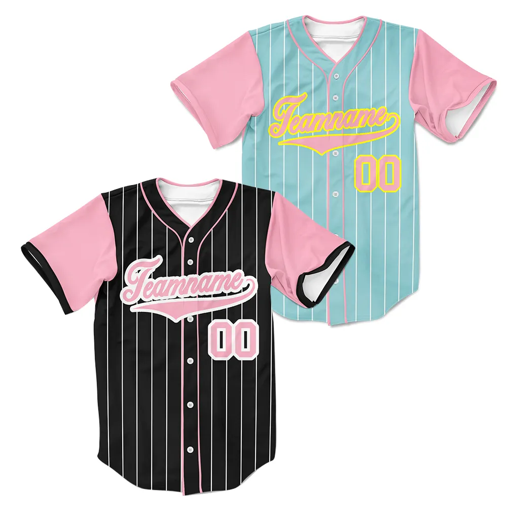 Оптовая продажа, высококачественные трикотажные изделия для Софтбола, бейсбольная рубашка из полиэстера с сублимационной вышивкой