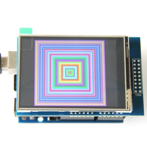 2.8 pollici Touchscreen resistivo per Arduino TFT LCD 320x240 compatibile con UNO Mega2560