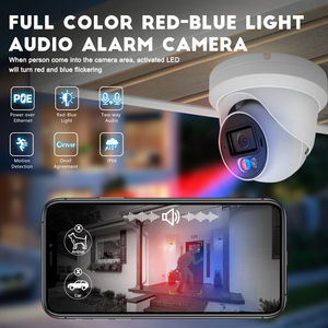 Best 4K 8CH PoE NVR Kit Two <strong>Way</strong> Audio Full Color IP66 8pcs Active Deterrence Outdoor Indoor 8MP Security Camera System - Product Image 3