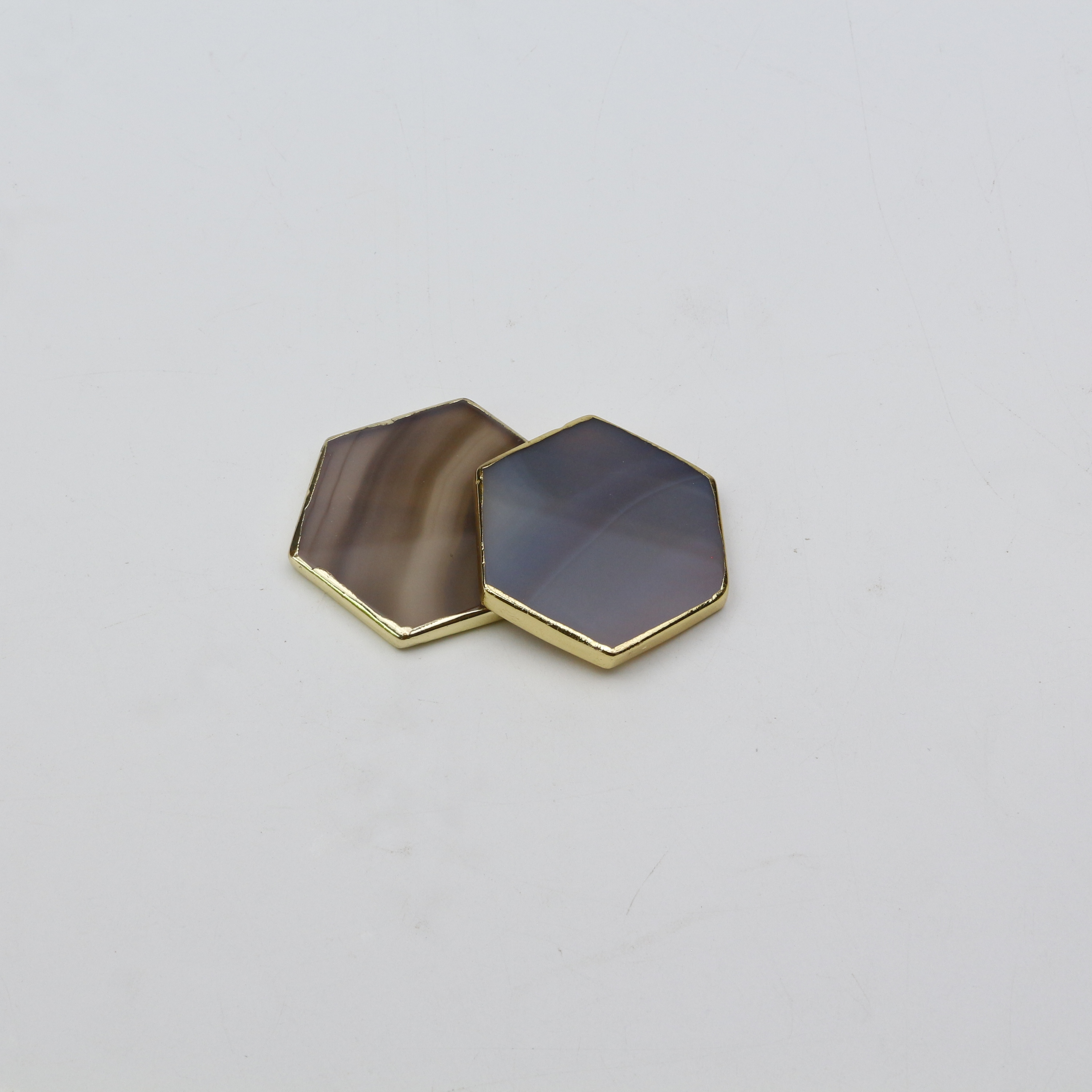 C6# Agate grise hexagonale