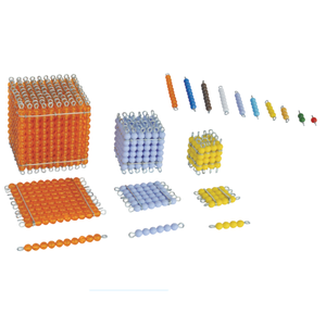 Gelsonlab HSMM-046 eğitim plastik bankası on Set, erken matematik manipülatif çocuklar için öğretmek numarası kavramları yer değer ve ses - Product Image 5