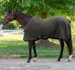 घोड़ों के लिए मानक गर्दन ऊन कूलर और आरामदायक कस्टम लोगो घोड़े के लिए स्थिर कंबल घोड़ा - Product Image 5