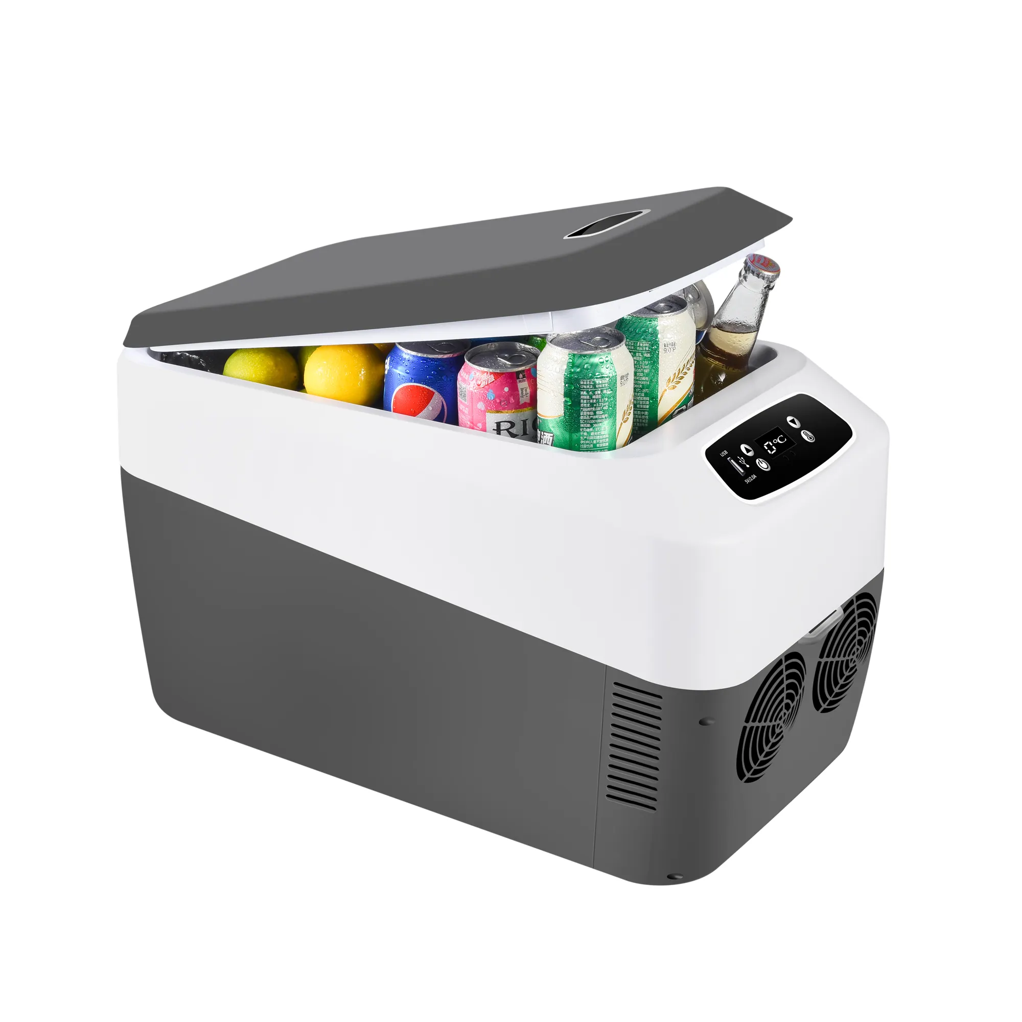 new 12 litre portable car fridge 12v thermoelectric cooler/warmer for travel with good price