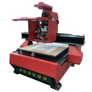 Router Cnc ATC con sistema Ccd rotante vibrante pneumatico trascinamento cordonatura mezzo taglio coltello tangenziale - Product Image 1