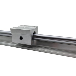 Carril de guía lineal SBR redondo de acero cromado CNC con bloque lineal SBR12UU SBR16IU SBR20UU - Product Image 6