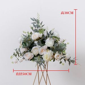 YN çiçek masa merkezi parça için YN toptan düğün yapay çiçek topları