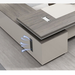 Fabricante de escritorio de oficina blanco moderno estilo simple en forma de L Escritorio de oficina ejecutiva mesas de ordenador de oficina para el trabajo - Product Image 5