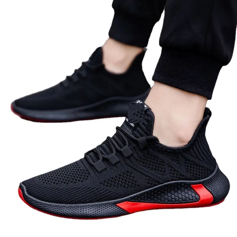 Best selling hot chinese products all black running shoes mens import cheap goods from china