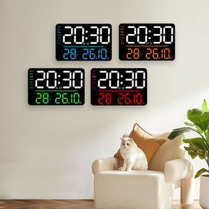 Chất lượng cao lớn Bảng điều chỉnh mất trí nhớ mô hình lancent Thêm lớn xe nghệ thuật Trung Quốc chữ số đồng hồ điện tử LED ánh sáng đồng hồ cho tường - Product Image 4