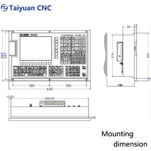 高精度CNC 5軸フライス掘削コントローラキットサポートPLC ATC改造機用 - Product Image 3