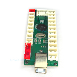 Controlador de Arcade USB, Joystick de juego LED Zero Delay PCBA Chip, botones de luz DIY PC MAME Coin Pusher Compatible con Raspberry Pi PC - Product Image 3