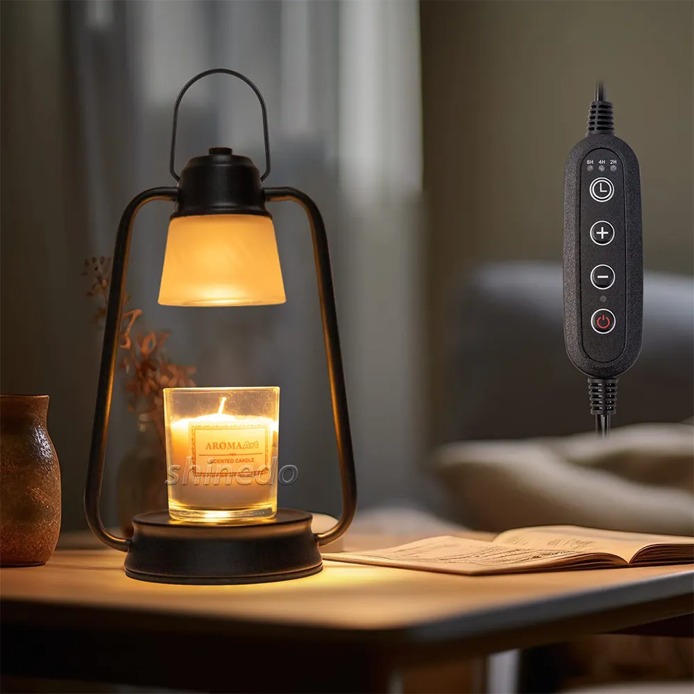 Luxo elétrica cera derreter lâmpada lanterna fragrância vela quente lâmpada presentes para a mãe, quarto Home Decor
