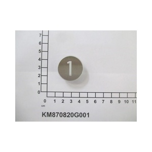 KM870820G001 KM870820G002 KONE кнопка круглого вызова (1-позиционная) крепление для Холла | Однофункциональная кнопка - Product Image 1