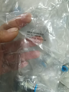 วาล์วควบคุมการไหลทางเดียว GRLA-1/4-QS-10-D 193148แบรนด์ใหม่ดั้งเดิมจากเยอรมนี - Product Image 4