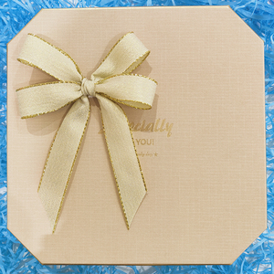 <strong>Custom</strong> 100% Polyester Satin Ribbon <strong>Bow</strong> With <strong>Elastic</strong> <strong>Loop</strong> for Shopping Bag Gift Boxes Wrapping Decorations - Product Image 2