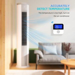 Gran oferta 2024, termostato Digital multifunción Tuya con pantalla Lcd, Sensor de temperatura y humedad Wifi inalámbrico para hogar inteligente - Product Image 6