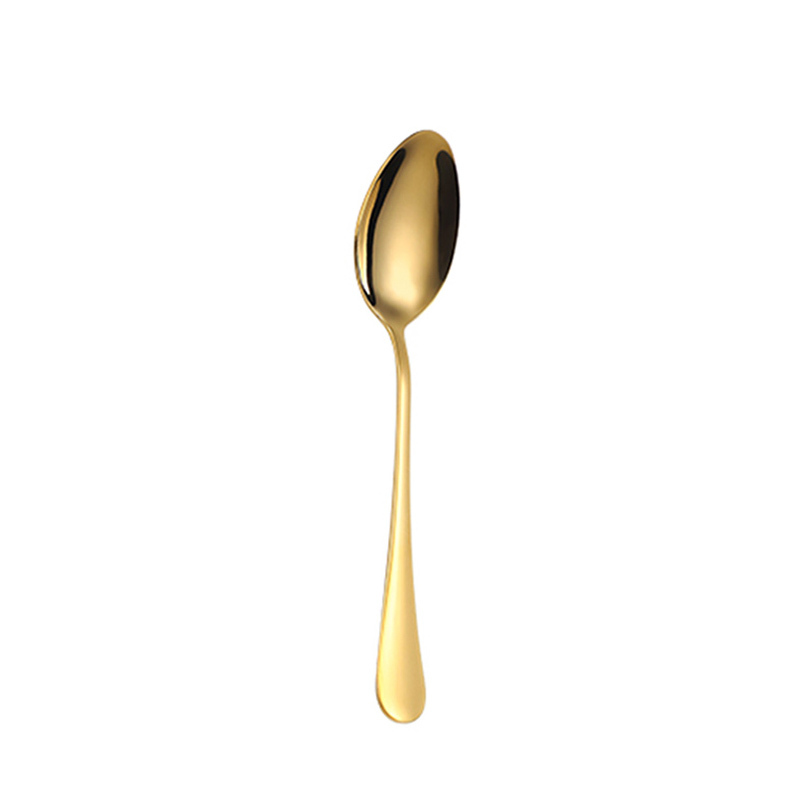 Cuchara de cena de oro