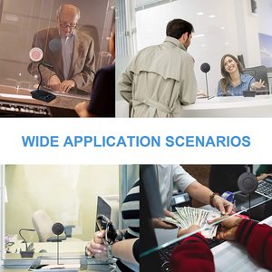 Daytech 4 cái Cửa Hàng Bán buôn cửa sổ nhà tù intercom tù thăm phòng thông tin liên lạc nói chuyện thông qua cửa sổ kính intercom - Product Image 4