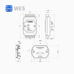産業用8アナログ入力シリアルポートRS485データワイヤレス取得モジュール - Product Image 5