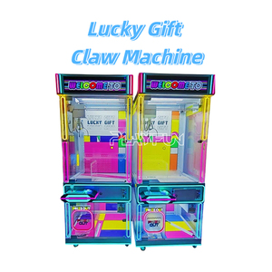 Nhà Máy giá bán buôn trẻ em đồng tiền hoạt động trong suốt Claw máy may mắn Hộp quà tặng đồ chơi sang trọng cần cẩu Claw máy - Product Image 3