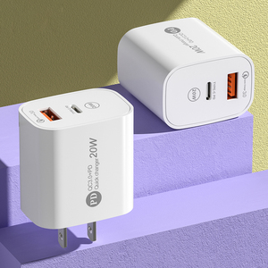 20w Pd QC Fast Charger for <strong>Apple</strong> USB <strong>a</strong> USB-<strong>C</strong> Dual Ports Mobile Phone Power Adapter for iPhone Type <strong>C</strong> Charger - Product Image 2