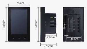 Tuya <strong>Wifi</strong> <strong>Android</strong> System 4 Inch US Type Smart Inwall Multifunction Central <strong>Control</strong> Panel with Zigbee Gateway with Lcd Display - Product Image 5