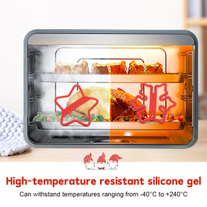 Giáng sinh Cookie cắt đặt Silicone + thép không gỉ kim loại Halloween Cookie cắt hình dạng-Bông Tuyết Sao cây vớ - Product Image 6