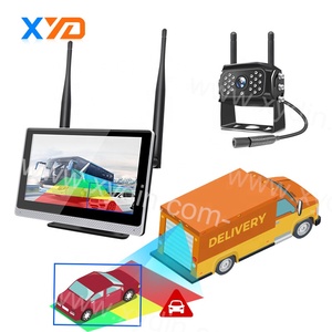 XYD 7 Inch Car Wireless 2 Split Screen 1080p HD <strong>Reversing</strong> Monitoring Screen BSD AI Function - Product Image 4