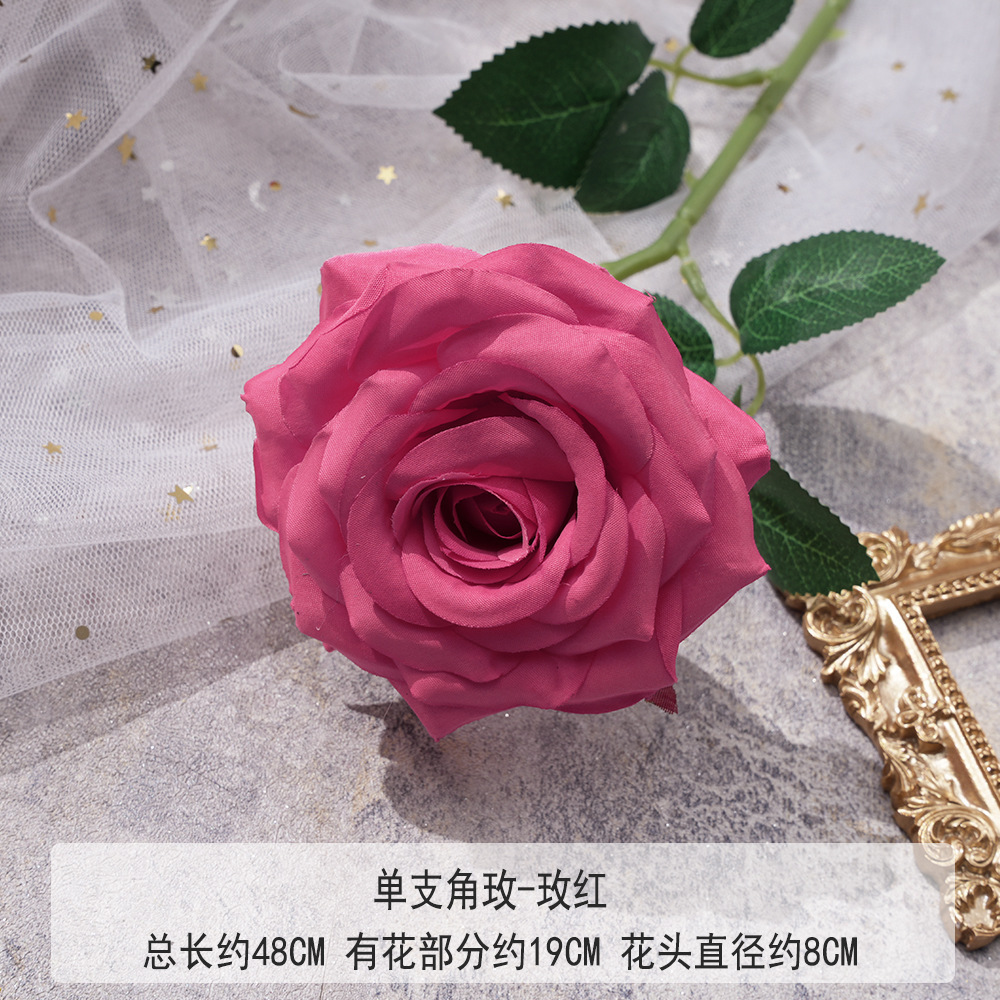 TY-Single Corner Rose-Rose Rouge
