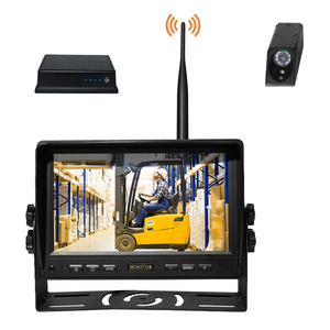 Cámara de montacargas de marcha atrás HD magnética inalámbrica Digital de 7 pulgadas, Monitor de 2,4 GHZ, Radar, Kit Led, sistema de Sensor de estacionamiento - Product Image 5