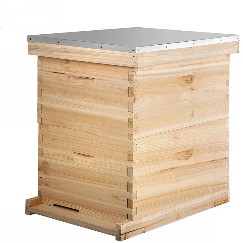 Baqian thiết bị Nghề Nuôi Ong Bee Hive 10 khung Bee hộp