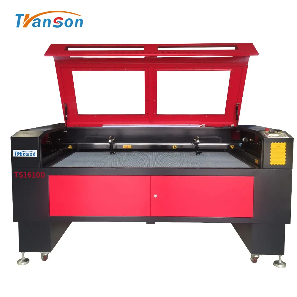CO2 Laser gravure machine de découpe TS1610D Cnc co2 Laser Cutter gravure machine de découpe pour bois métal acrylique MDF tissu