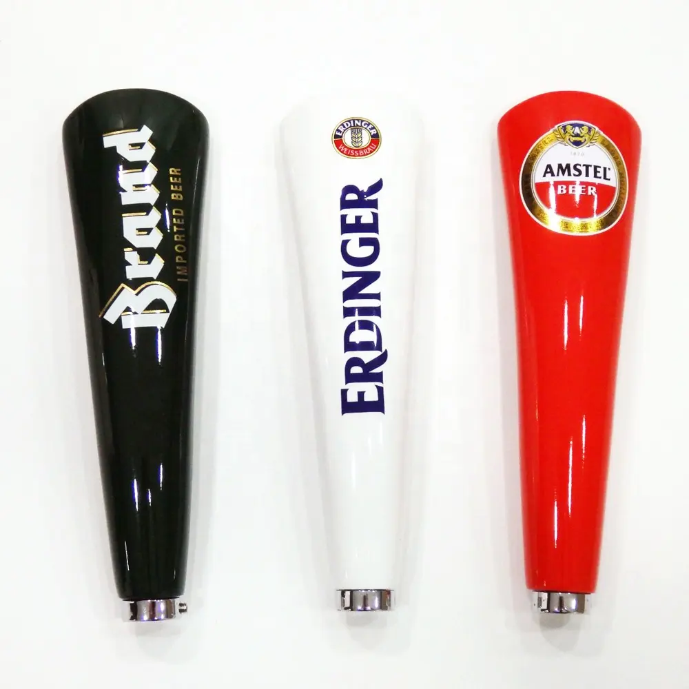 Torneira de cerveja personalizada, dispensador de cerveja personalizado, torneira de resina decorativa, acessórios de barra em branco, arco de metal curto, alça de torneira de cobre