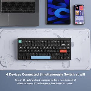 PCTECH YK84 <strong>Keyboard</strong> 75% Compatible With Windows and M a c System Gateron Switch Low Profile Wireless Mechanical <strong>Keyboard</strong> - Product Image 6