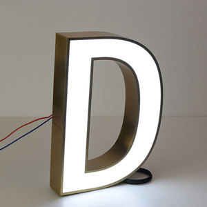 Tùy chỉnh ngoài trời thép không gỉ dẫn ánh sáng kênh chiếu sáng chữ dấu hiệu điện tử - Product Image 4