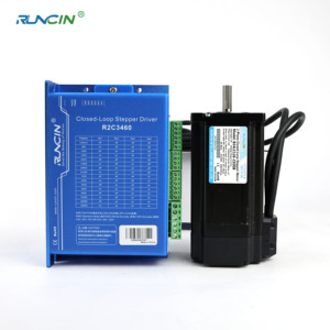 Runcin Nema 24 2 fases 4.5Nm 637Oz. In 126mm 6A Kit de controlador paso a paso de circuito cerrado Motor paso a paso Control de potencia de CC para máquina CNC - Product Image 1