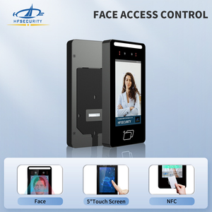 Android con controllo accessi di presenza di tempo Cloud gratuito (hf-fr05) 11 lettore di controllo accessi RFID sistema facciale sistema di impronte digitali