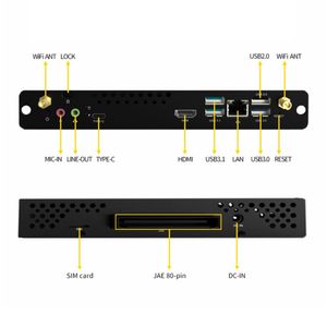 QDE Windows10/Windows11/Linux computer incorporati pannello interattivo OPS applicazioni PC in whiteboard digital signage - Product Image 5